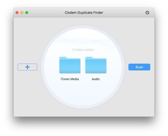 Cisdem Duplicate Finder add folders