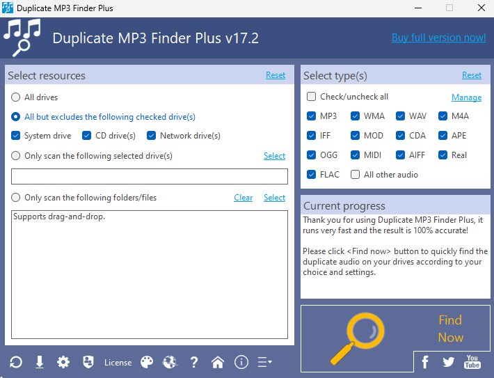 TriSun Duplicate MP3 Finder Plus