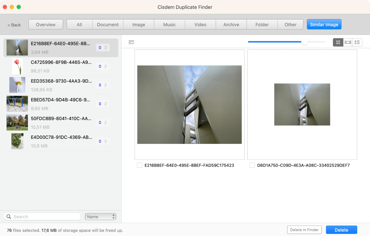 groups of HEIC and JPG duplicates found in Apple Photos