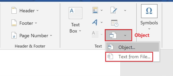 inser pdf into word text ms01