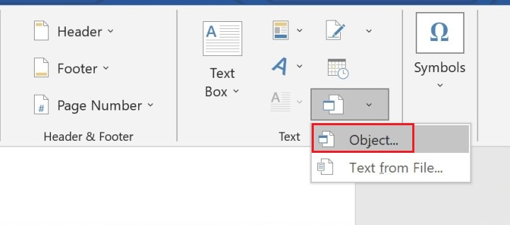 insert pdf into word ms04