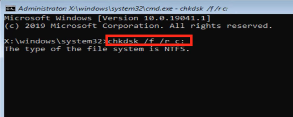 chkdsk