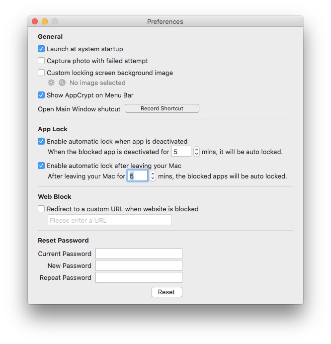 lock System Preferences automatically when inactive