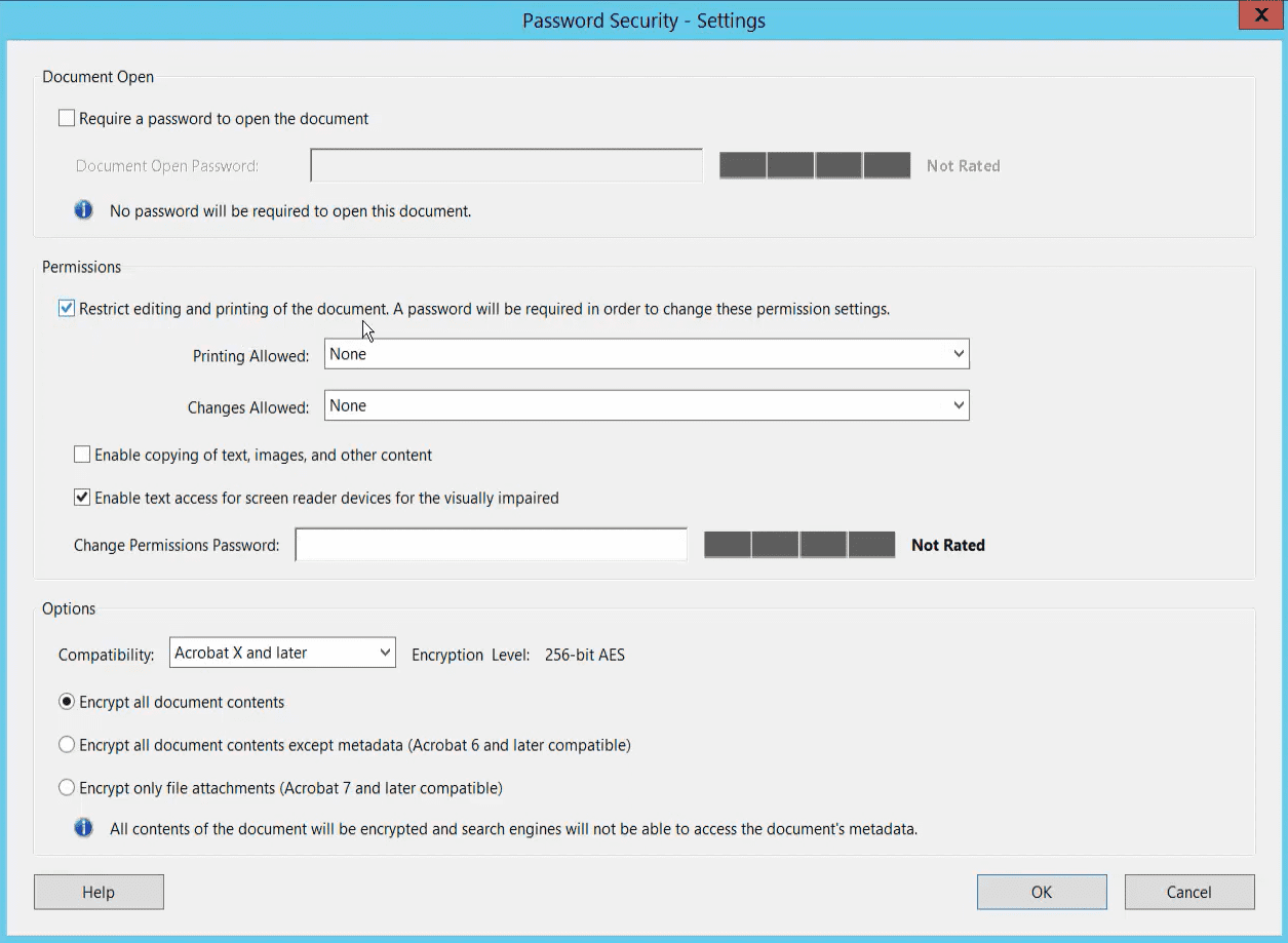 make pdf non editable adobe03