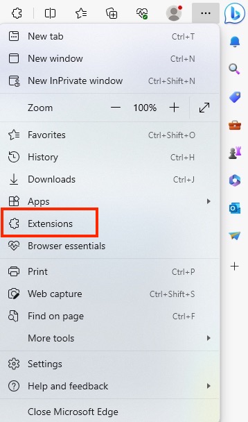 Edge extensions