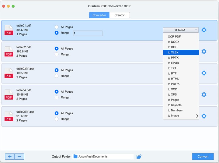 convert pdf to excel cisdem02