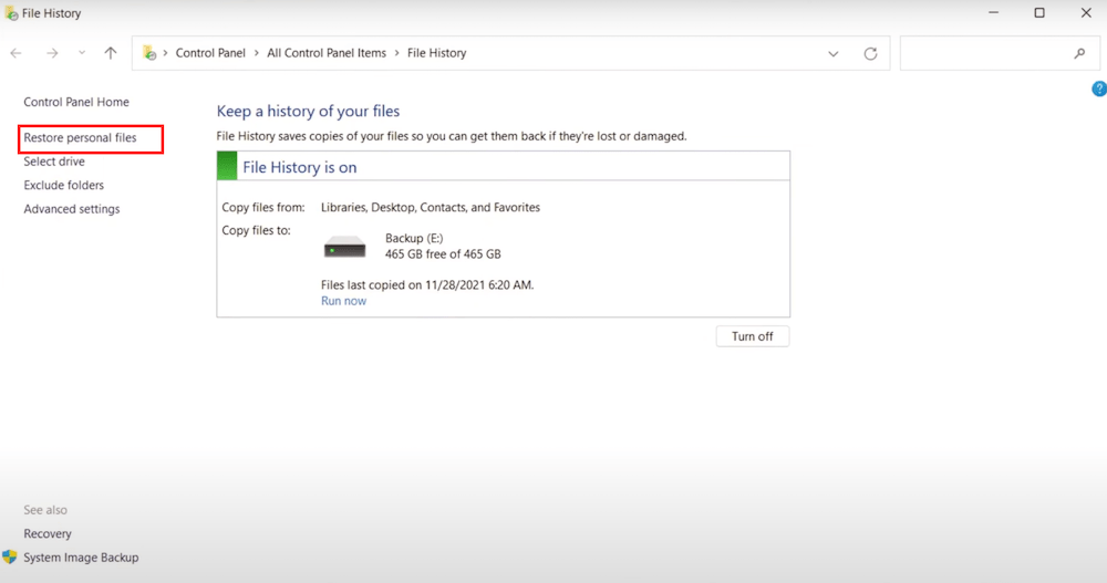 recover clipchamp file history 01