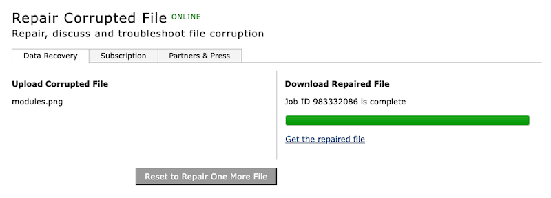 file repair online 02