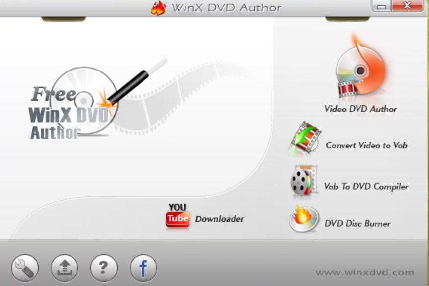 winx dvd author ui