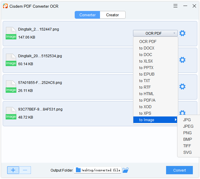 convert screenshot to pdf cisdem05