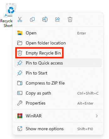 delete recycle bin 02