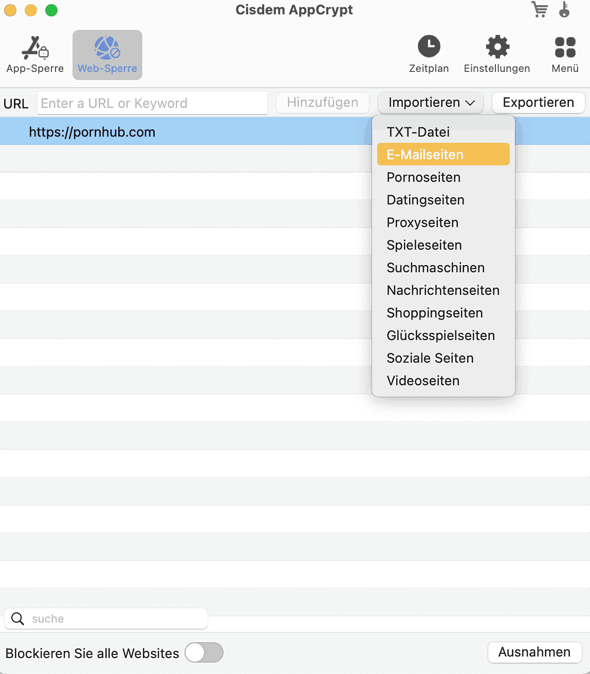 5 Pornoblocker zum Blockieren der Pornos auf dem Mac und wie man sie benutzt
