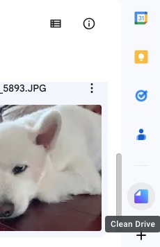 find Clean Drive on the Google Drive sidebar