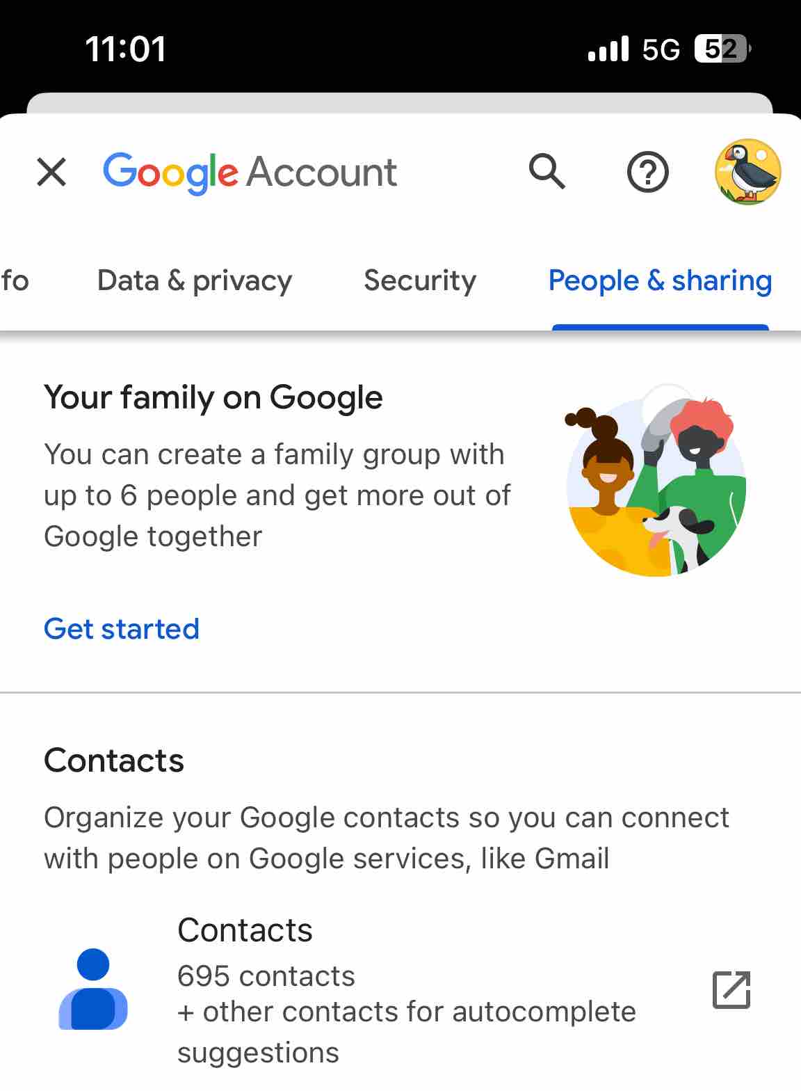 export Gmail contacts from Gmail app