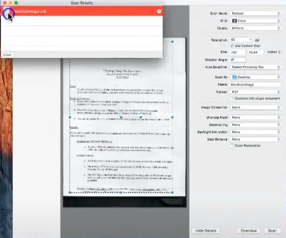 scan document into word mac04