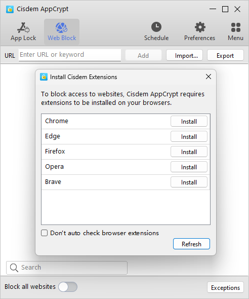 a dialog box