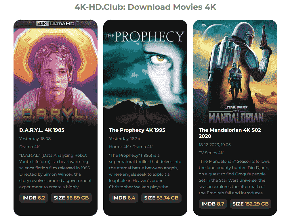 4k hd club