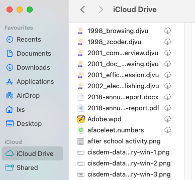 icloud drive folder