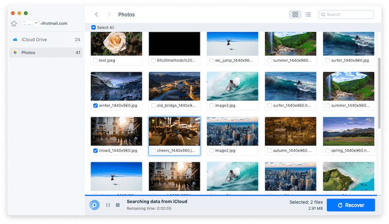 recover deleted photos cisdem icloud 03