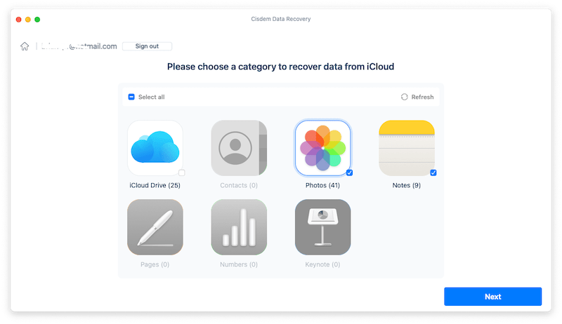 recover icloud notes with cisdem 03