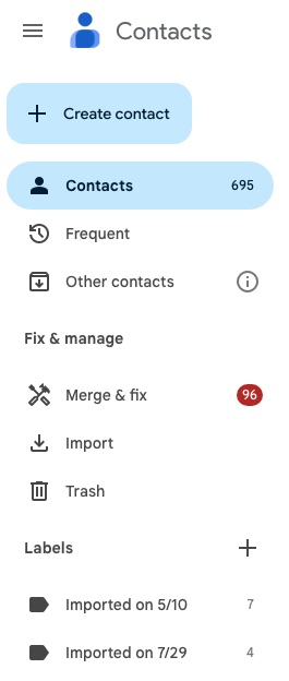 import Outlook contacts to Gmail