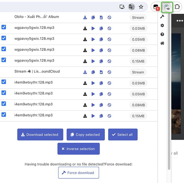 CocoCut chrome interface