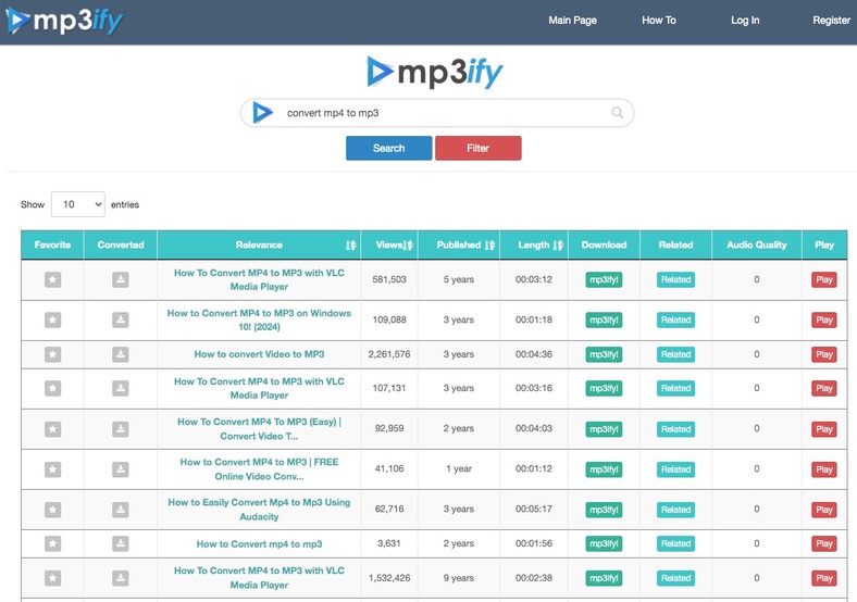 convertir youtube en mp3 avec mp3ify 01