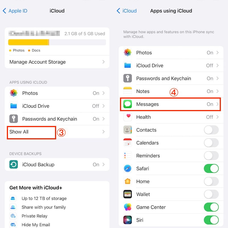 turn off icloud messages 02