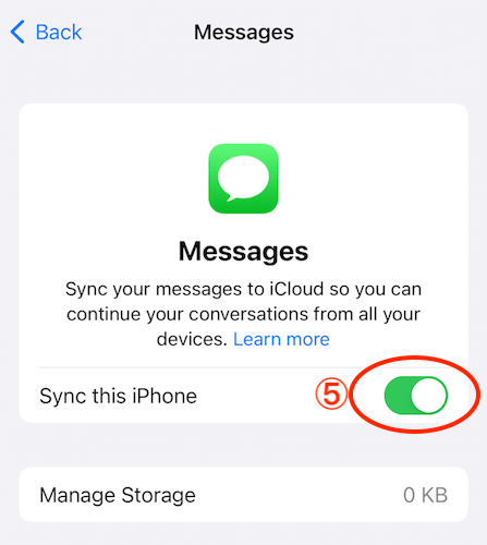 turn off icloud messages 03