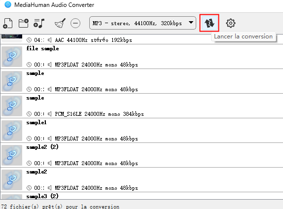 convertir des fichiers wav en mp3