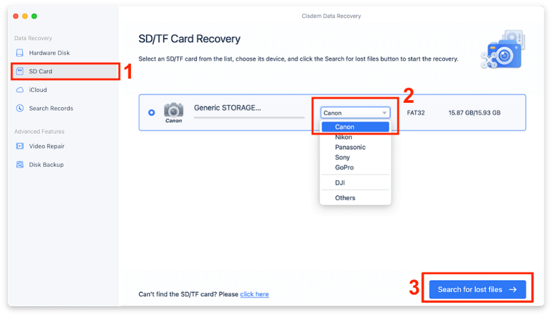 cisdem sd card recovery 01