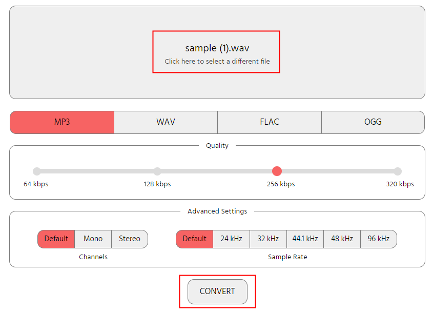 convertir WAv en MP3 en ligne