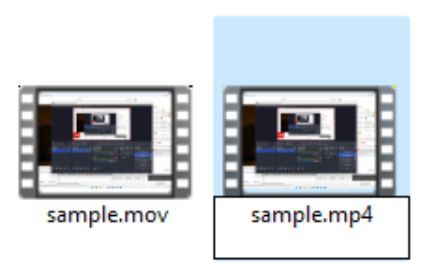 changer mov en mp4 manuellement