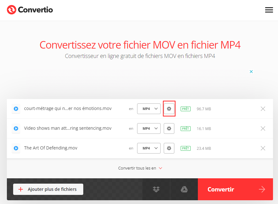 4 méthodes de convertir MOV en MP4 sur Windows 10/11 rapidement