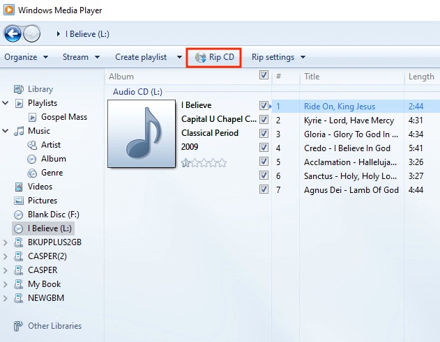 convertir wma en mp3 avec lecteur multimédia windows