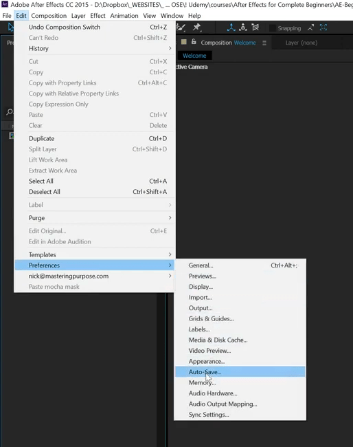 recover from ae backup 01