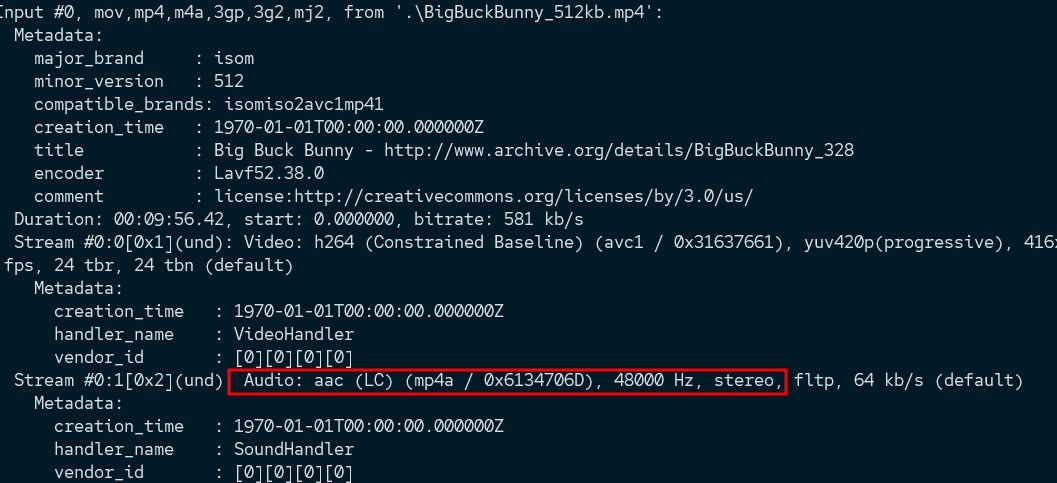 extraire l’audio d’une vidéo avec ffmpeg