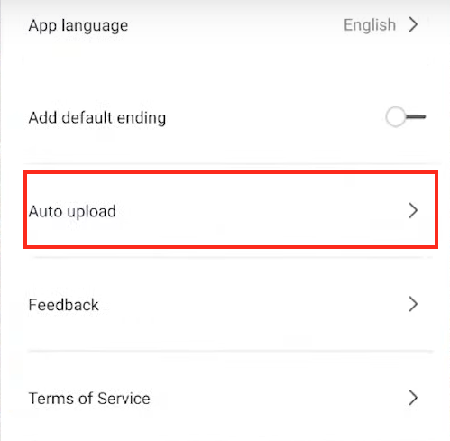 enable auto upload 02