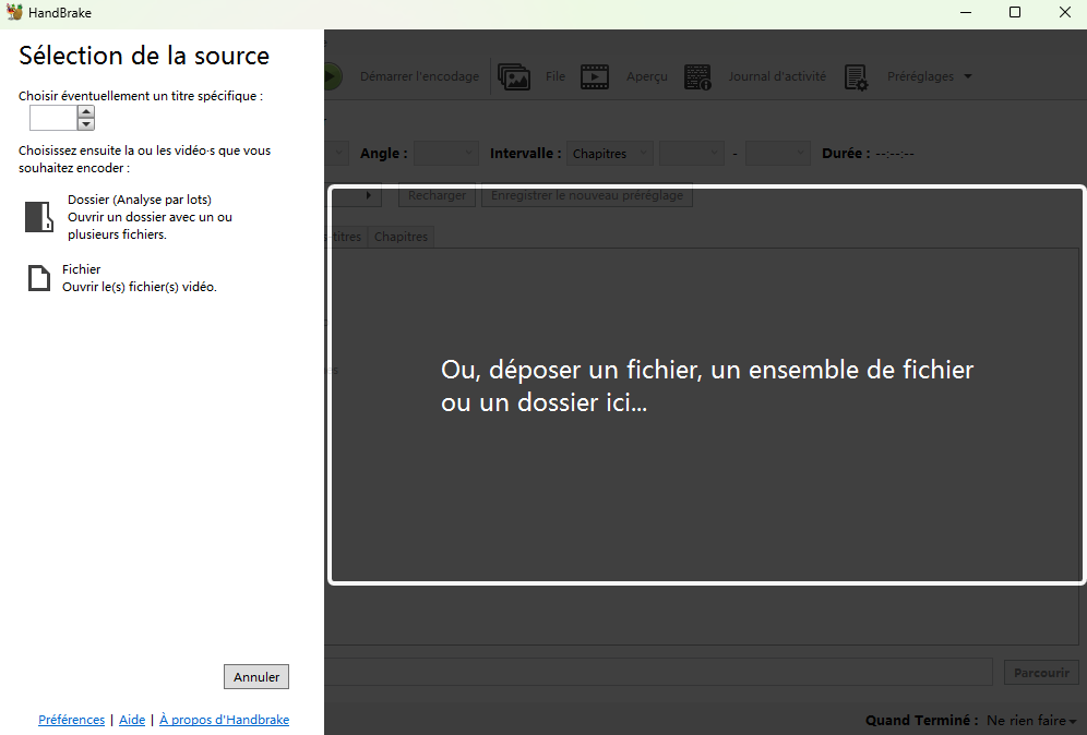 extraire un dvd sur windows avec handbrake