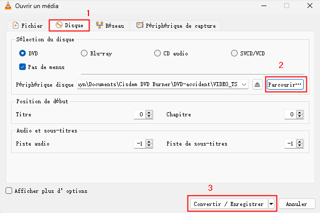 extraire un dvd sur windows avec vlc