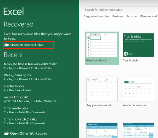 recover in document recovery 01