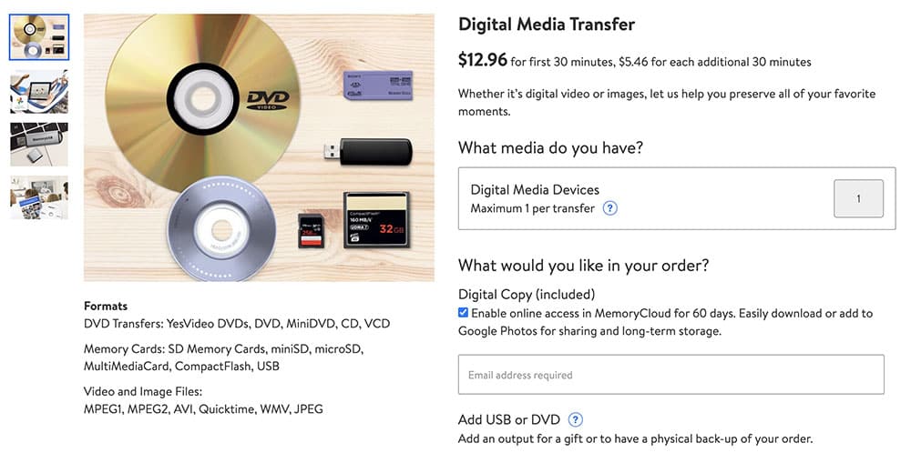 transfer dvd to digital walmart