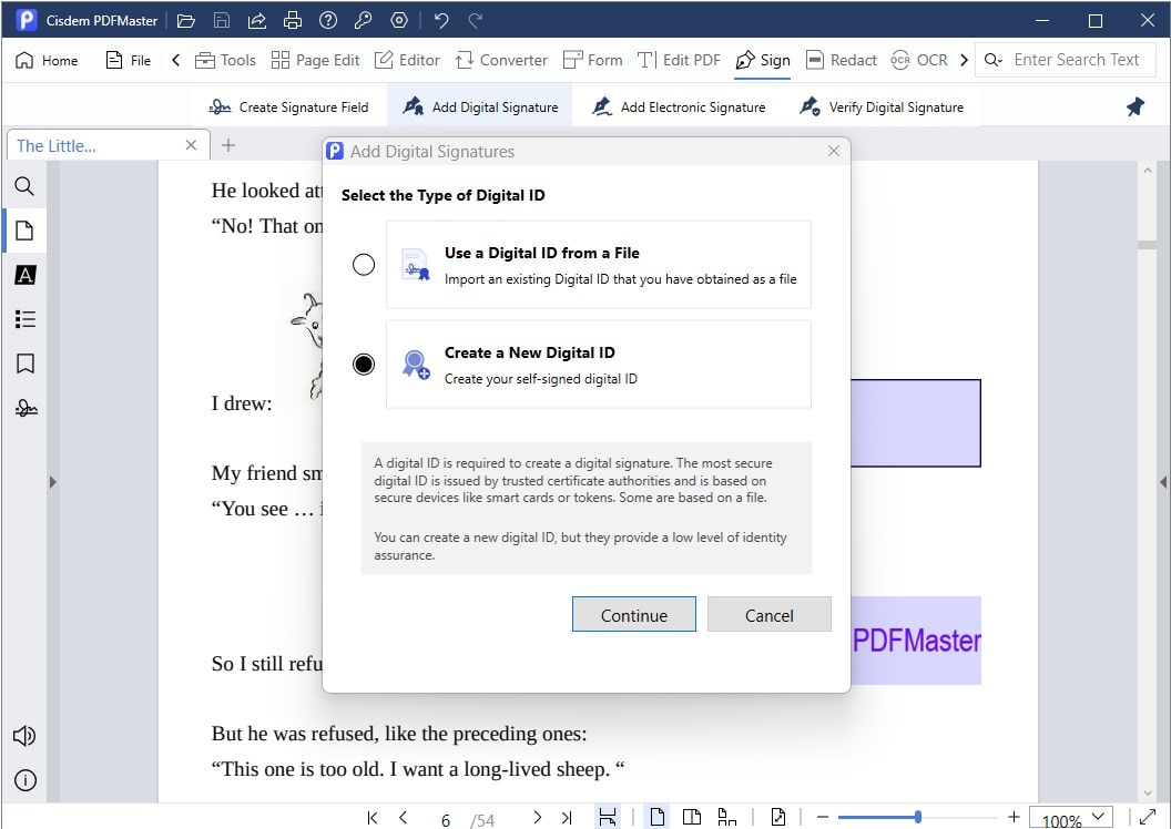 create a signature for pdf cisdem06