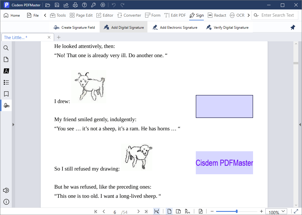 create a signature for pdf cisdem05