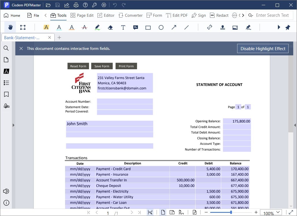 edit bank statement cisdem02