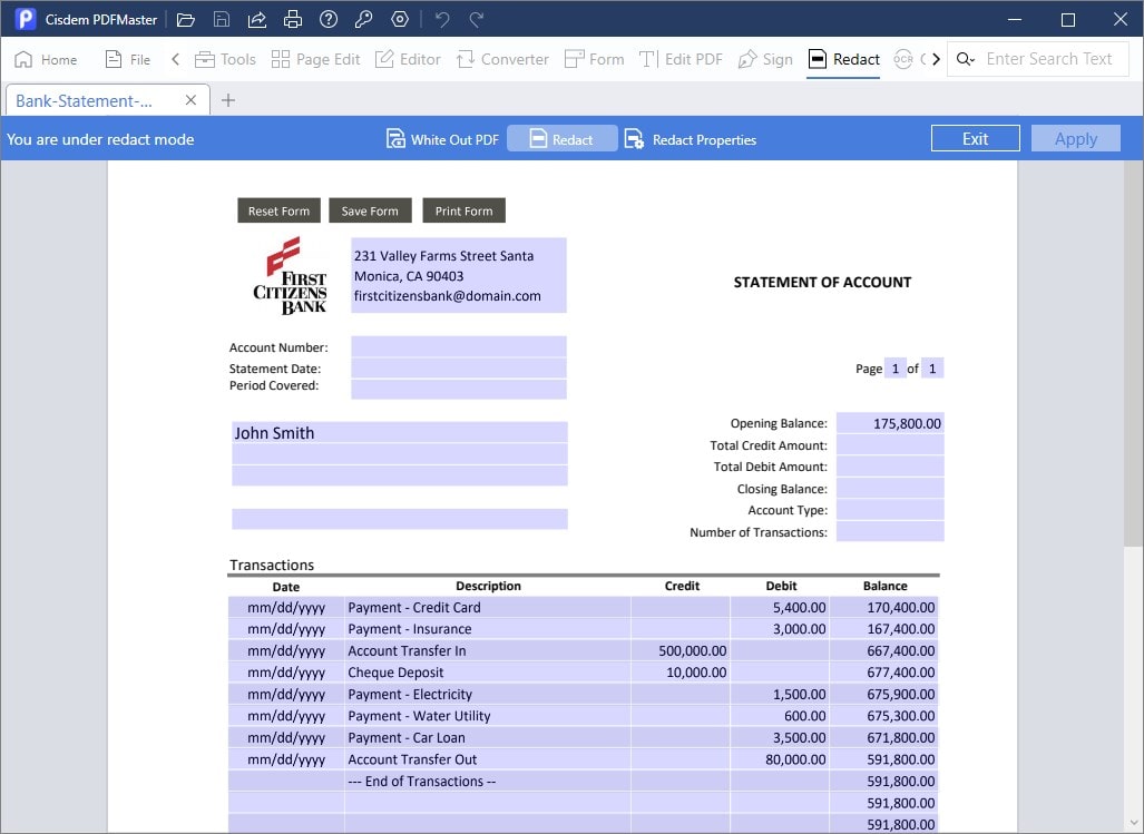 edit bank statement cisdem04