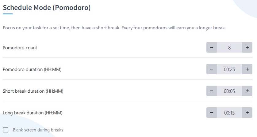 FocusMe Pomodoro Timer