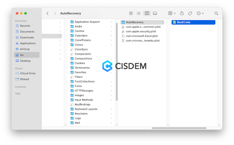 recover unsaved csv mac