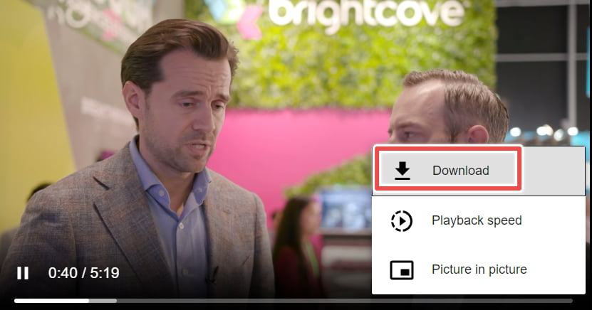 download brightcove video online