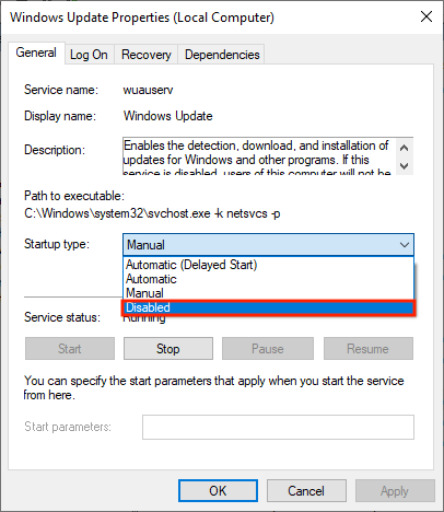 disable windows auto update 03